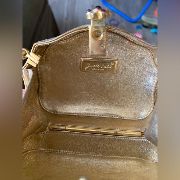 Authentic Judith Leiber Fullbead Minaudiere Evening Clutch Shoulder Crossbody - Picture 16 of 16